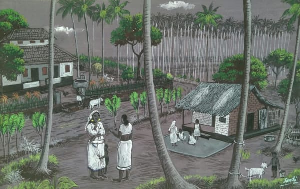 Santhi EN, Village Memories, 2022