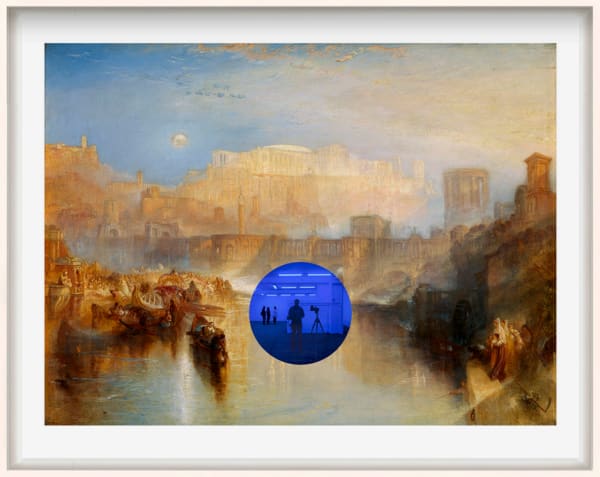 Jeff Koons, Gazing Ball (Turner Ancient Rome), 2021
