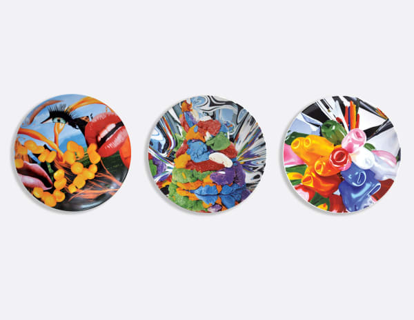 Jeff Koons, Coupe Plate (Set of 3)