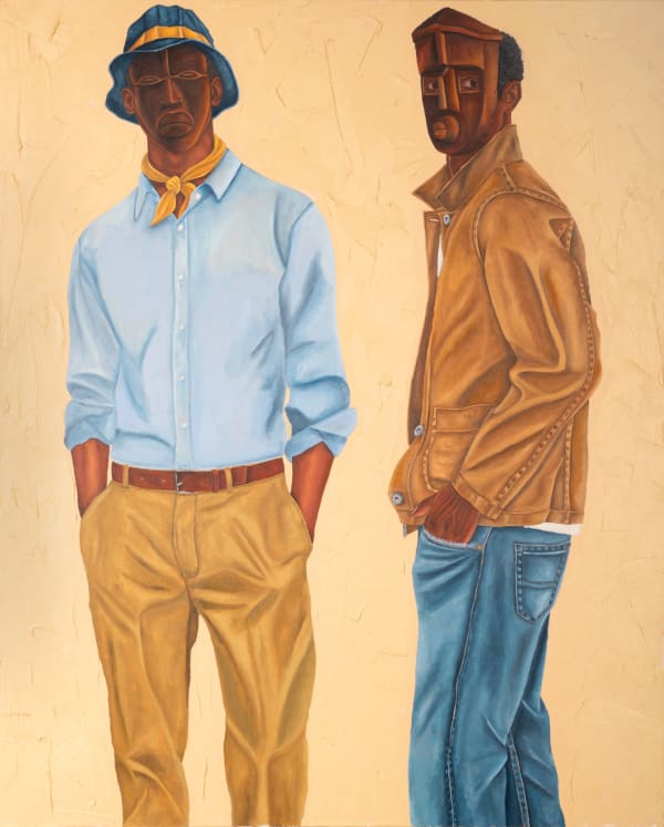 Troy Jones, 'Brother's Keeper' Unique Painting, 2023