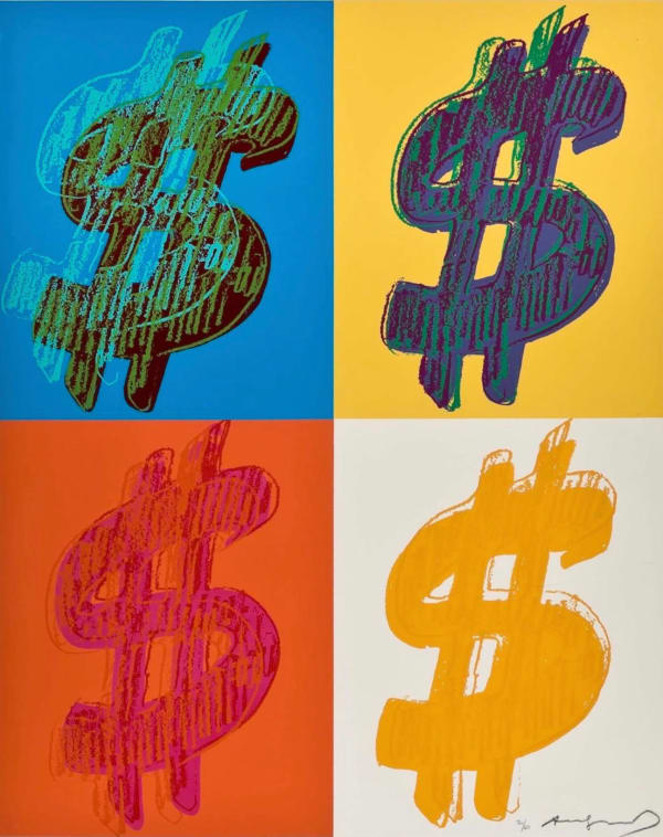 Andy Warhol, '$ (Quadrant)' Screenprint F&S 11.284, 1982