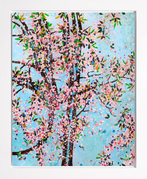 Damien Hirst, The Virtues 'Courage,' Limited Edition 'Cherry Blossom' Landscape, 2021
