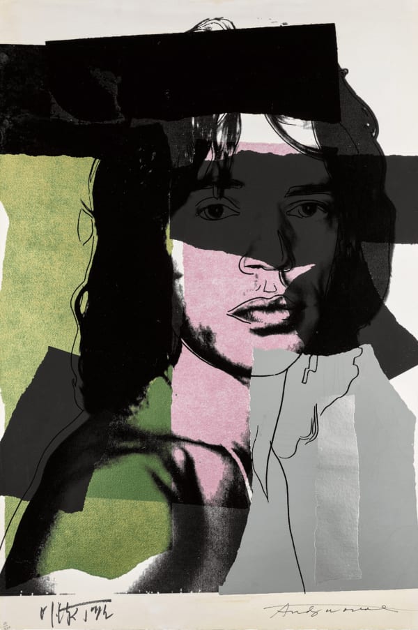 Andy Warhol, 'Mick Jagger' Color Screenprint F&S II.145, 1975