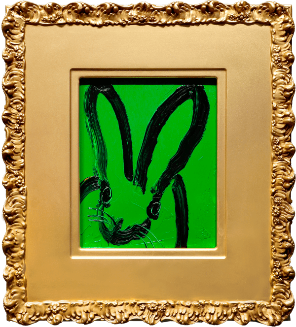 Hunt Slonem, 'Mint' Unique Painting, 2023