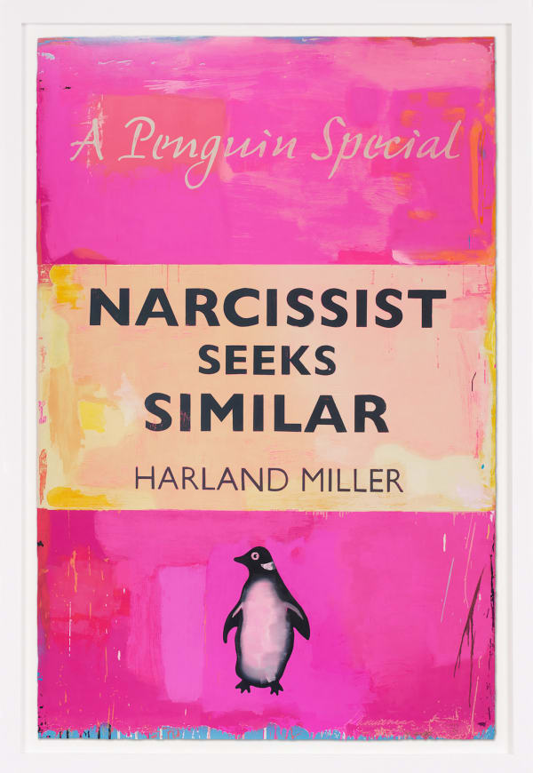 Harland Miller, 'Narcissist Seeks Similar' Penguin, Limited Edition Etching, 2021