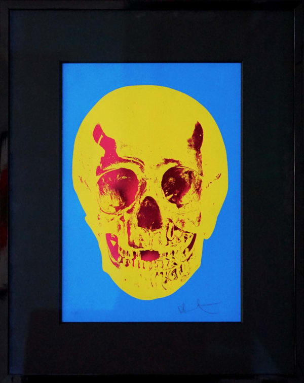 Damien Hirst, 'Till Death Do Us Part' Skull, Yellow/Red, 2012