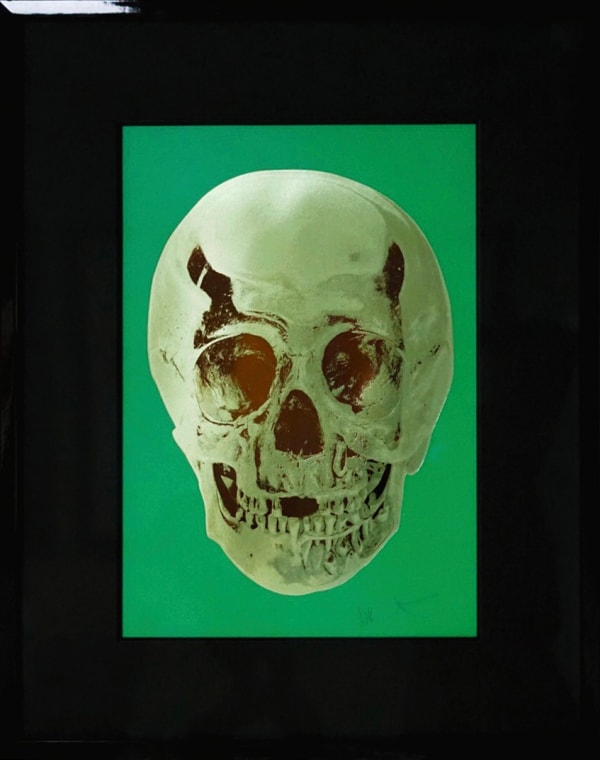 Damien Hirst, 'Till Death Do Us Part' Skull (Viridian Leaf, Green, Chocolate)', 2012