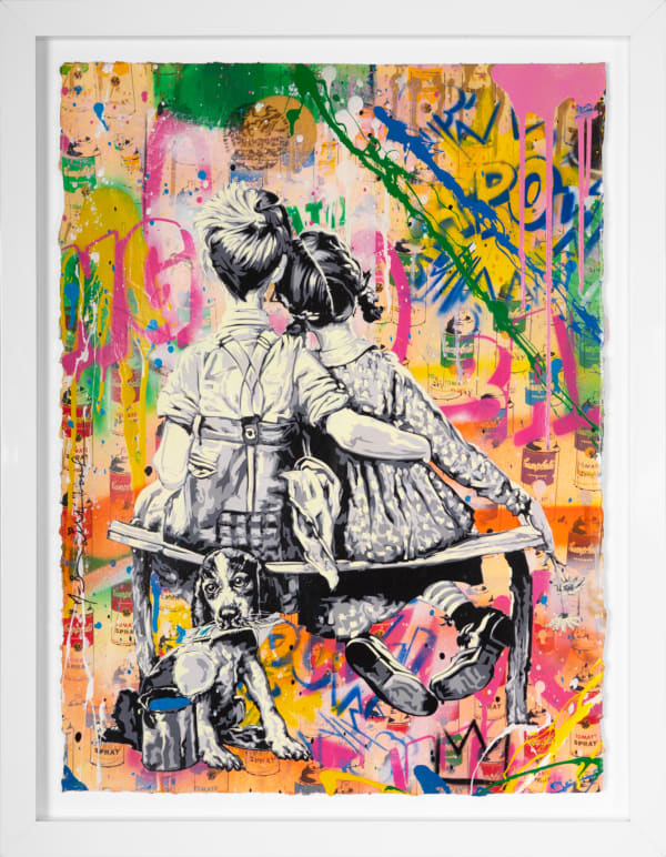 Mr. Brainwash, 'Work Well Together POW' Unique Work, 2020