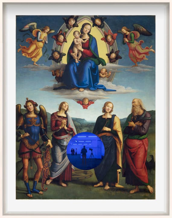Jeff Koons, Gazing Ball (Perugino Madonna and Child with Four Saints), 2017