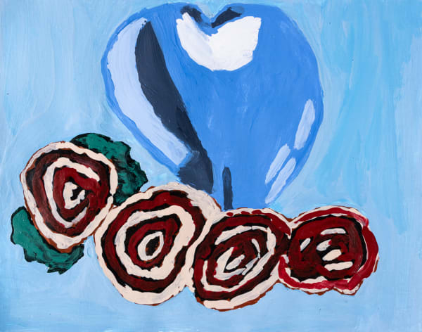 Marcelo Aguilar, Balloon Heart with Rose's, 2023