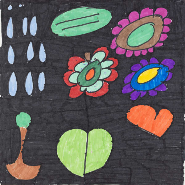 Maria Vanik, Rain Cloud Flower Tree Heart, 2020