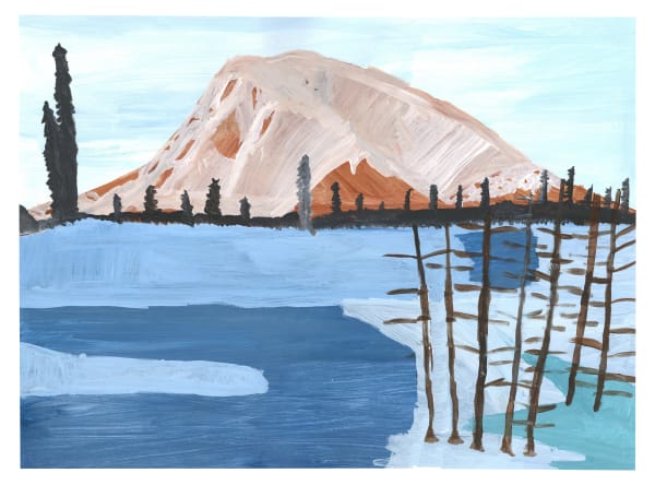 Lamine Richards, Untitled (Landscape), 2024