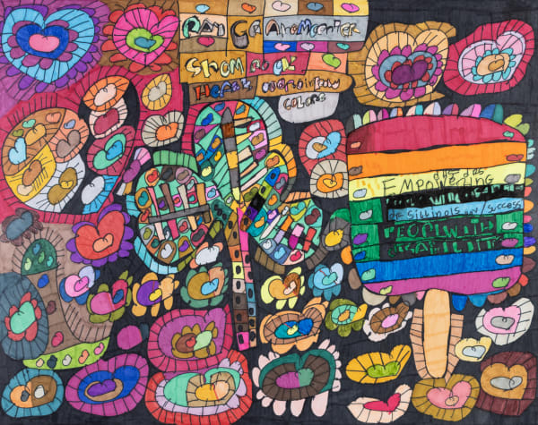 Maria Vanik, Shamrock Hearts and Rainbow Color, 2025