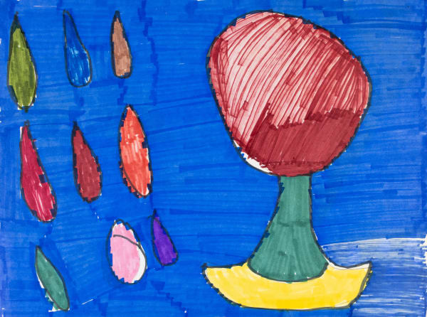 Maria Vanik, Untitled (Drops and Tree), n.d.