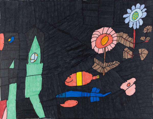 Maria Vanik, Flowers Shapes Picture, 2021