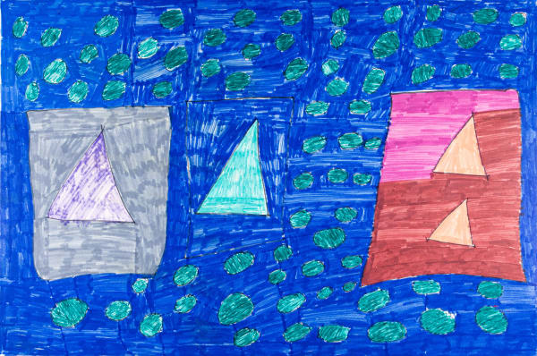 Maria Vanik, Untitled (Rectangles and Triangles), n.d.