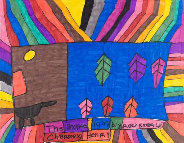 Maria Vanik, The Snake Charmer 1907 by Henri Rousseau, 2021