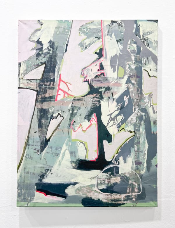 Amy Vogel, The Woods: Pink and Green, 2021