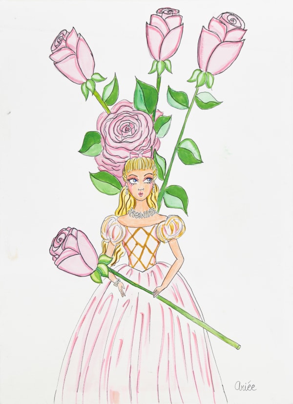 Ariée, Barbie Pink on the Rose Throne, 2024