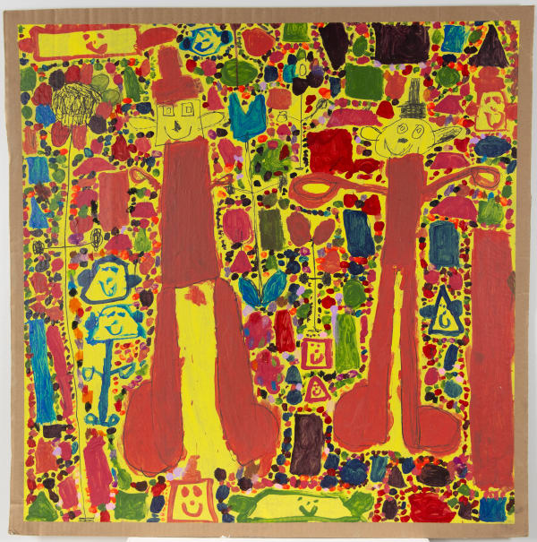 Marcus Imani Kennedy, Flowers Triangles Squares Tulip Rectangles Circles Dots, 2021