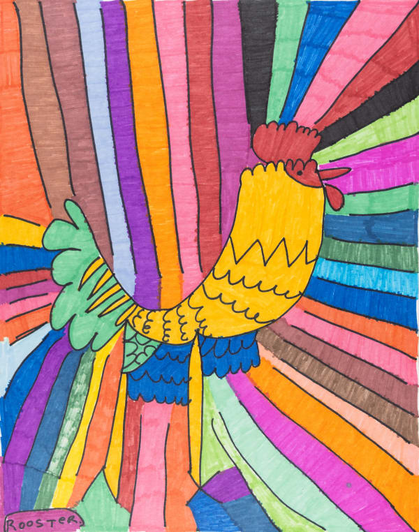 Maria Vanik, Rainbow Rooster , 2021