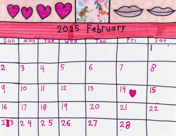 Noel Herrera, Calendar February 2025, 2025