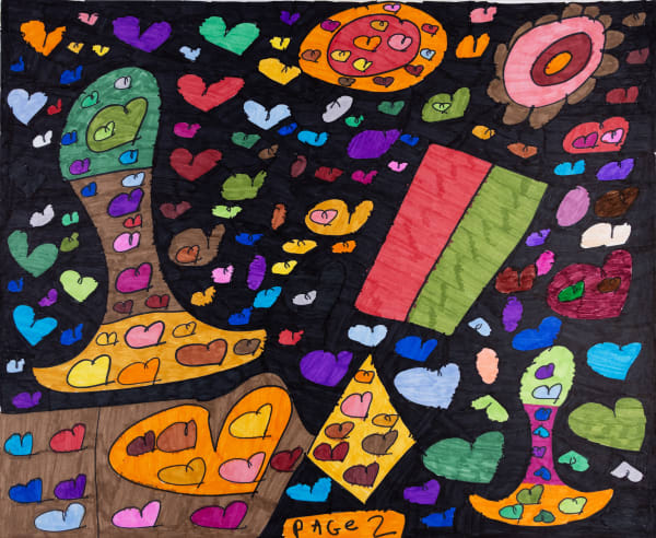 Maria Vanik, Rainbow Page 2 Shape, n.d.