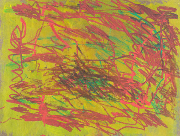 Sam Filicky, Marker and Paint on Cardboard, 2024