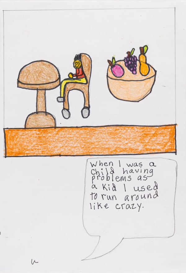 Christina Zion, Untitled (When I was a child having problems...), n.d.