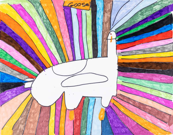 Maria Vanik, Goose Rainbow, 2021