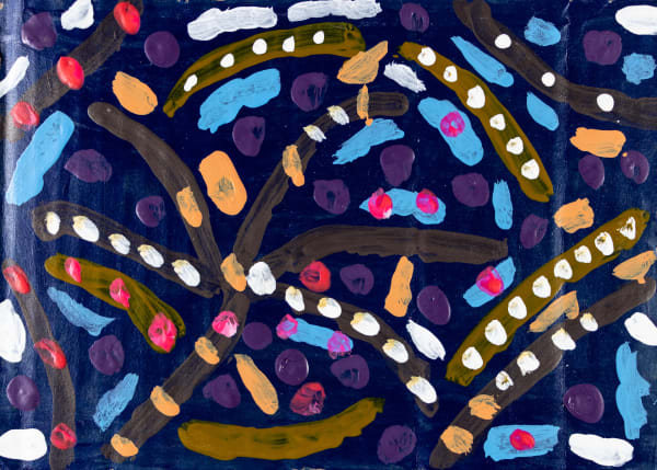 Marcelo Aguilar, Crawling Worms, 2023