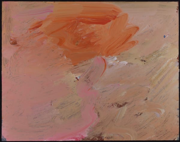 Lawrence M., Light Brown, Red, Orange, White and Pink, 2019