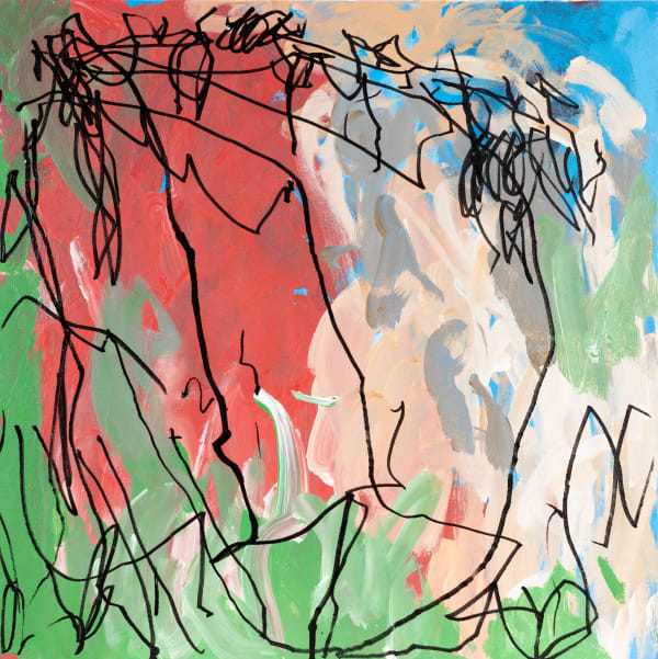 Ted Gram-Boarini, Spike and Her Dog That She's Holding, 2022