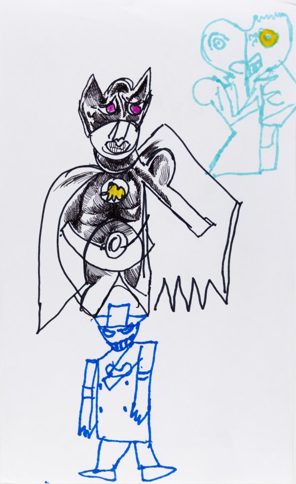 David Krueger, Untitled (Batman), n.d.