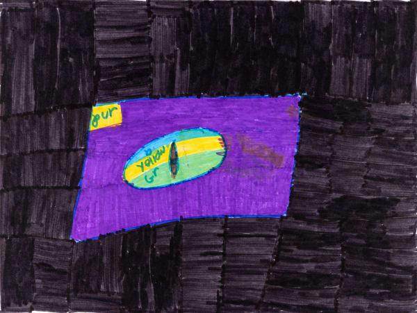 Maria Vanik, Black Circle Shapes, 2021