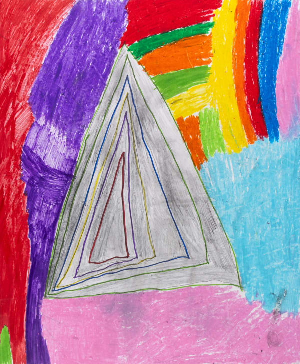 Joey Center, Colorful Triangle , 2023
