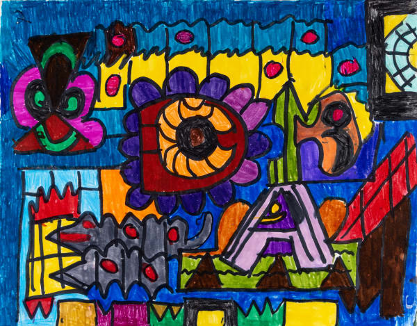 David Krueger, Untitled (Pink A), n.d.