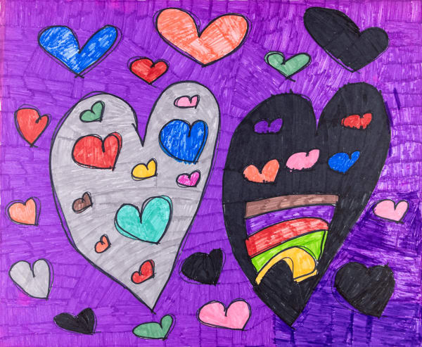 Maria Vanik, Heart Rainbow, 2018