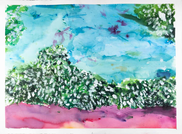 Chris Viau, Pine Trees Forest in the Winter, 2024