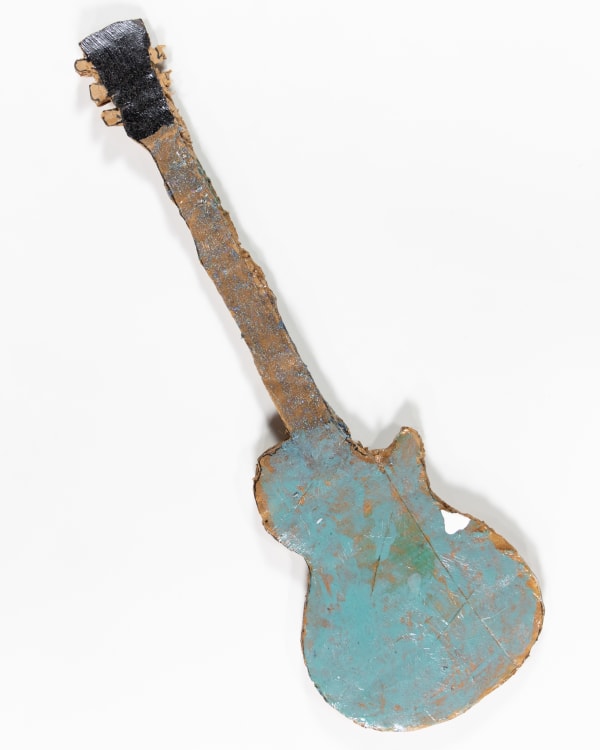 Joey Center, Untitled (Glitter Guitar), 2023