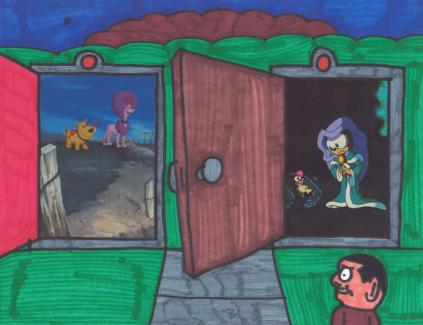 Noel Herrera, Untitled (Doors to Cartoons), n.d.