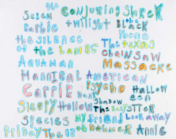 Lucy Walsh, List Name My Movie, n.d.