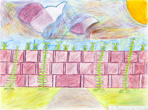 Dave Thompson, 7 Color Series: Ferns under a Mango Sun, 2022