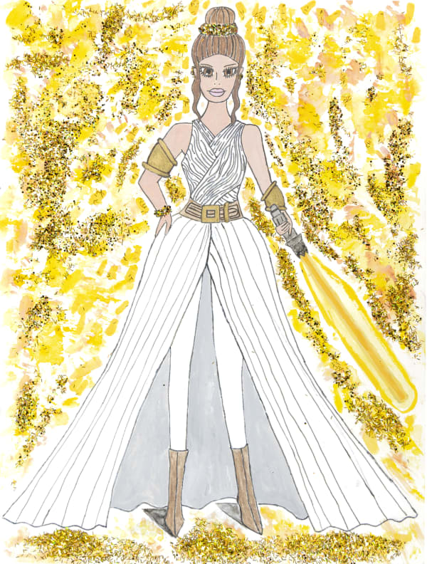 Ariée, Rey Skywalker Inspired by Fashion Model, 2021