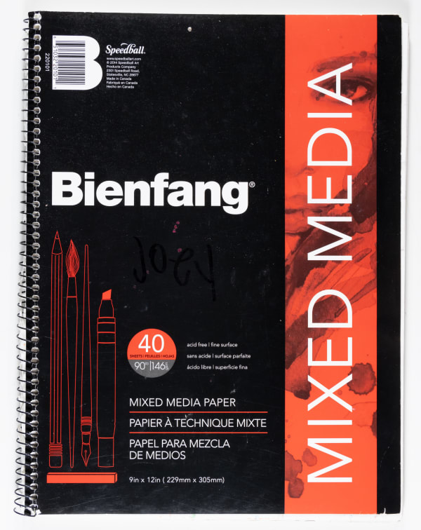 Joey Center, Mixed Media Sketchbook , n.d.