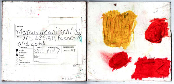 Marcus Imani Kennedy, Art Design Pattern and Dots, 2021