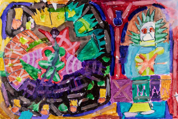 David Krueger, Untitled (XMan), n.d.