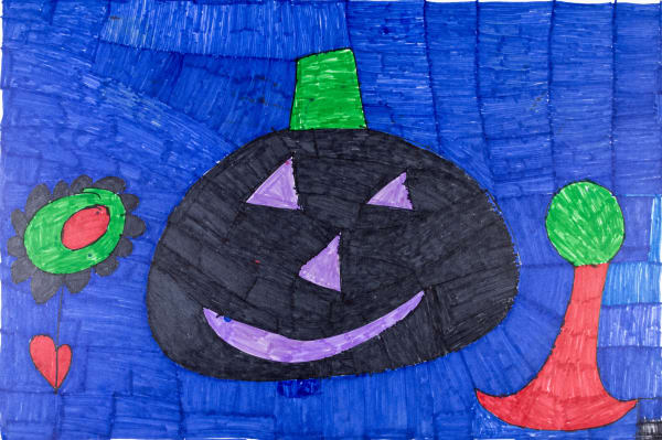 Maria Vanik, The Blue Halloween, 2019