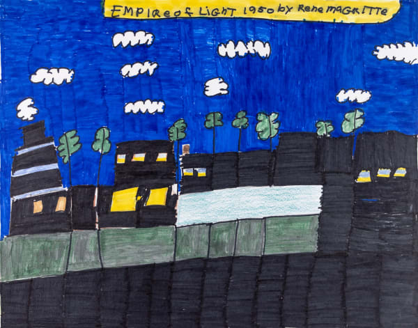 Maria Vanik, Empire of Light 1950 Rene Magritte , 2019