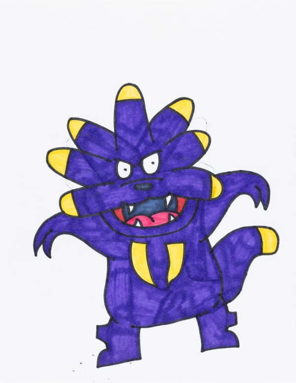 Noel Herrera, Purple Pokémon Dinosaur, 2025